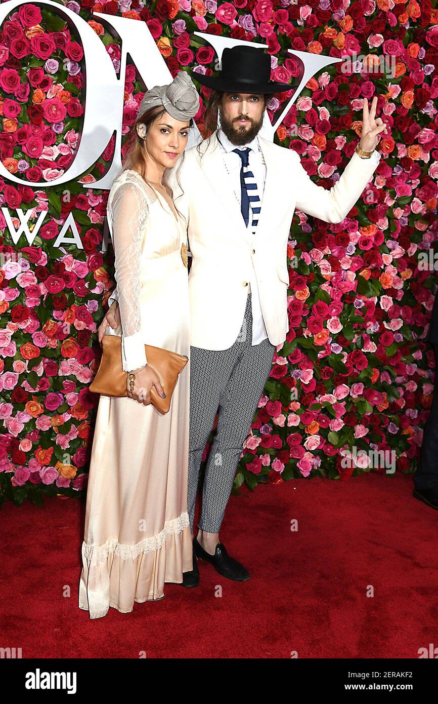Alex Ebert arrives at The 72nd Annual Tony Awards on June 10, 2018 at