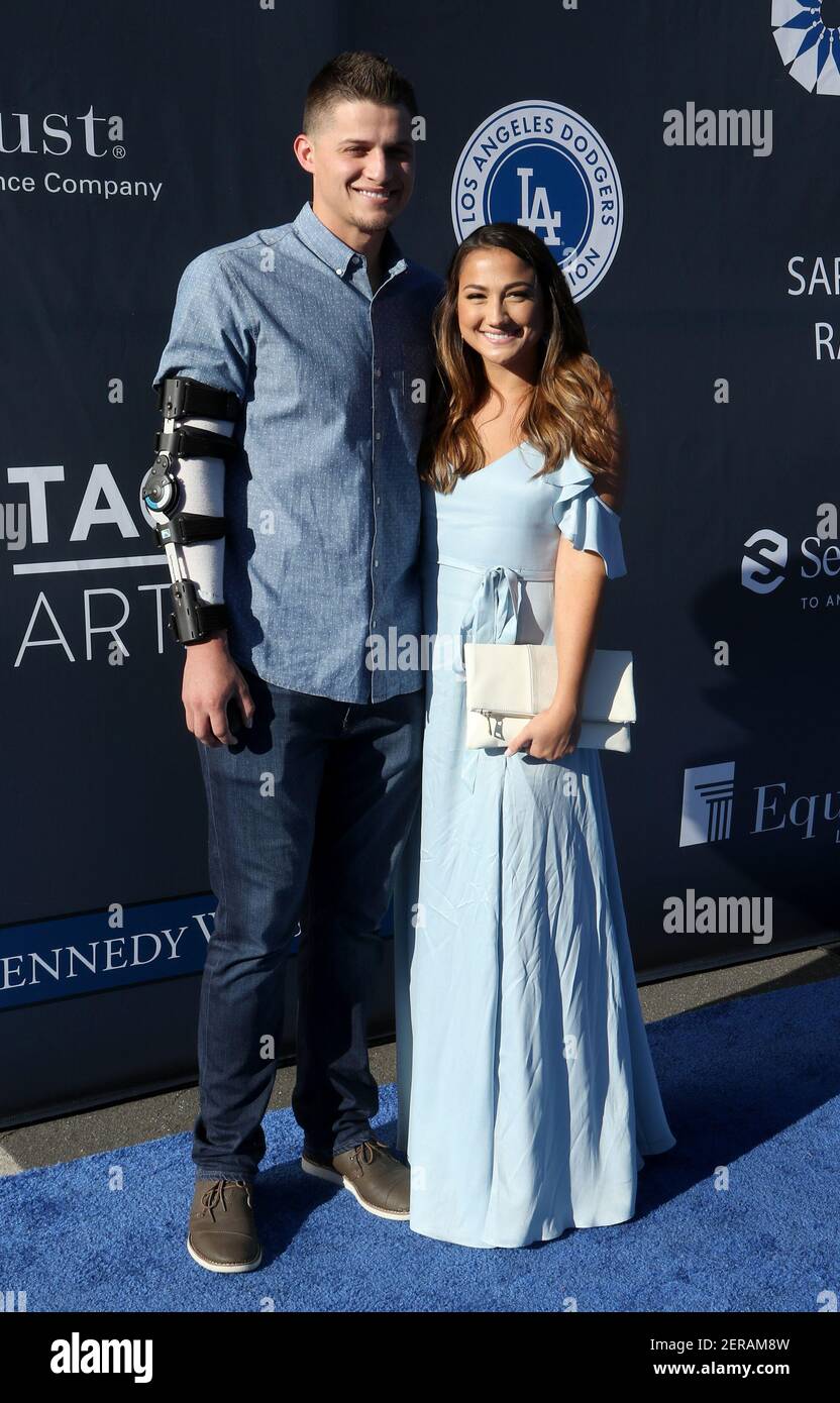 Corey Seager and Madisyn Van Ham at 4th Annual Los Angeles Dodgers