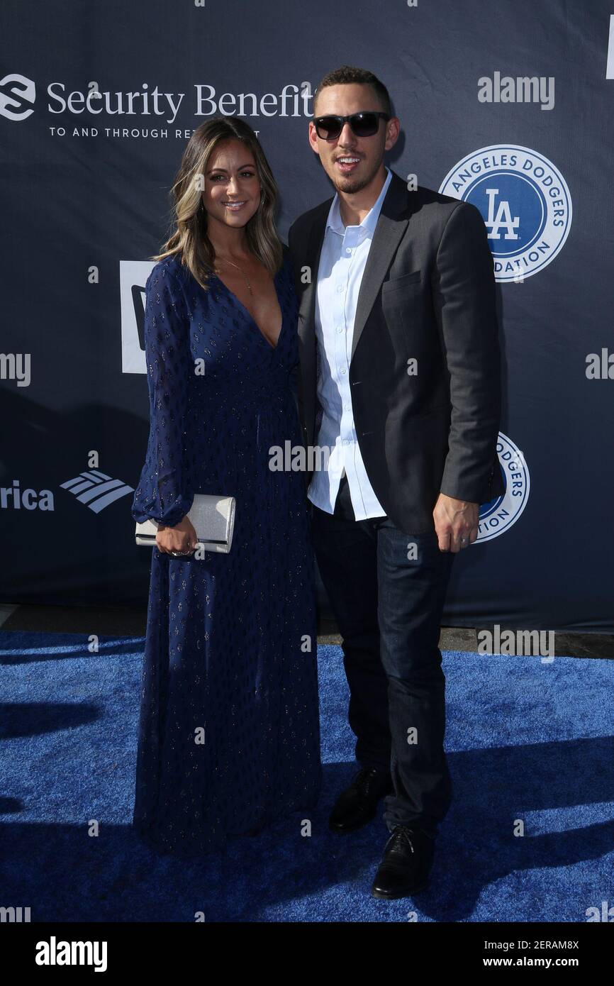 Nicole Rappaport and Austin Barnes at 4th Annual Los Angeles Dodgers