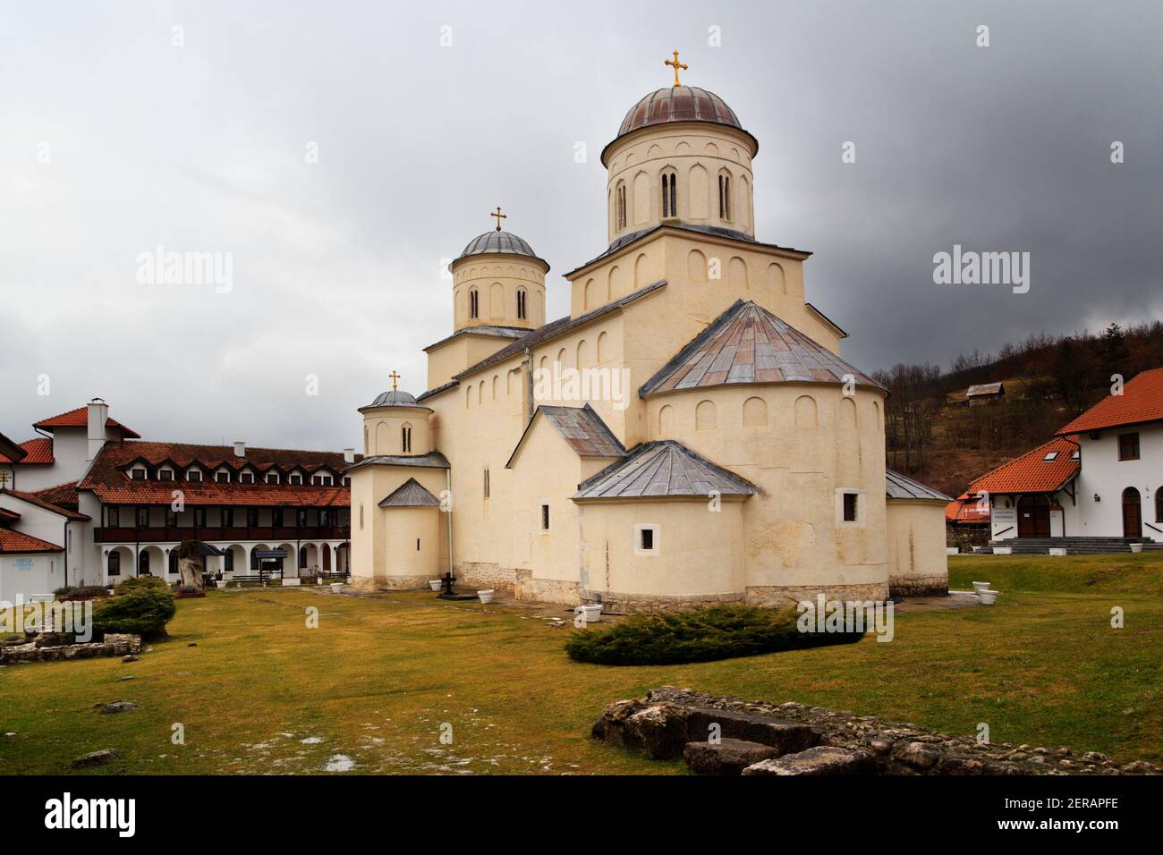 Serbian Orthodox Monastery Mileseva Stock Photo - Alamy