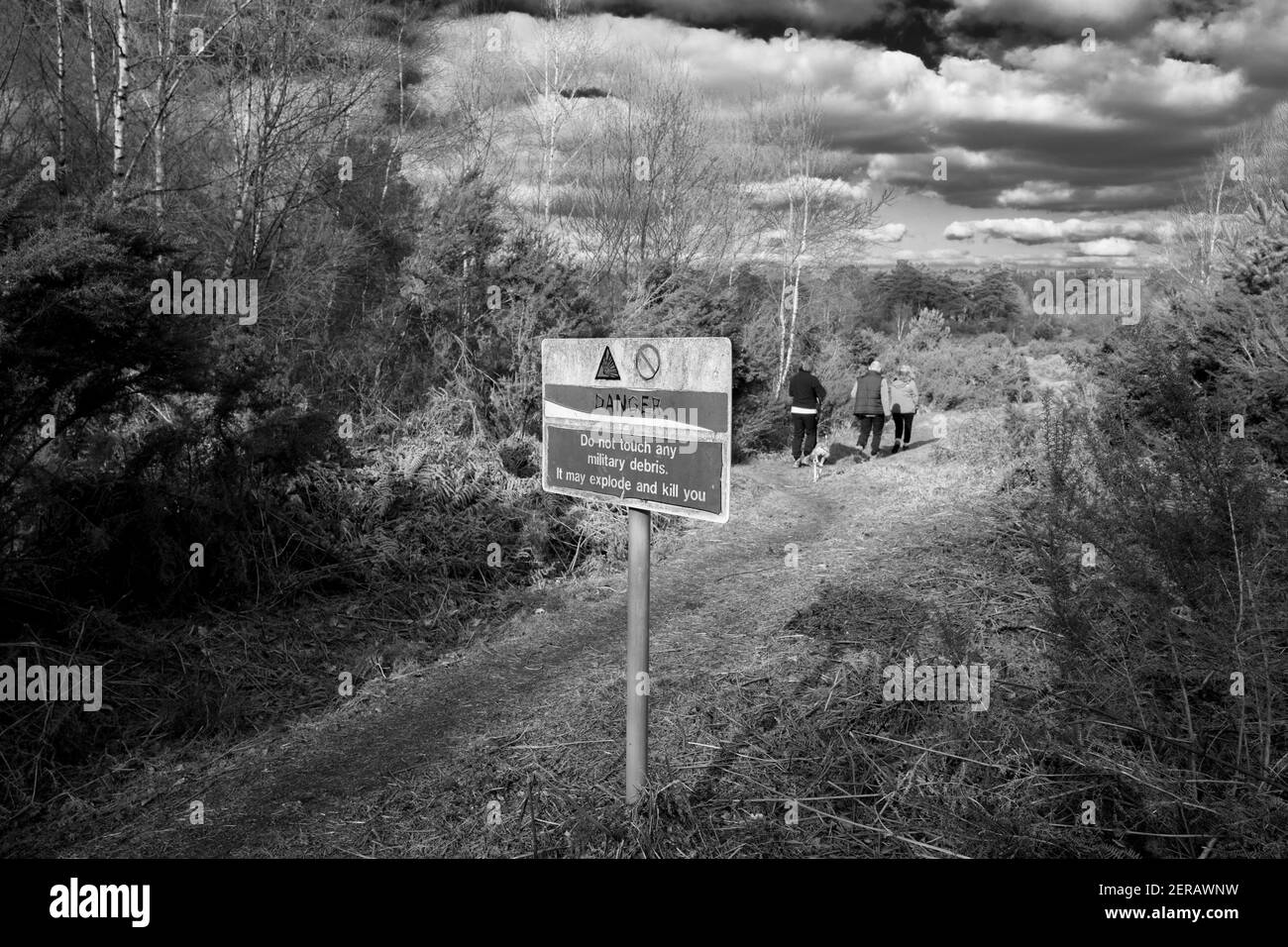 Walkers danger Black and White Stock Photos & Images - Alamy