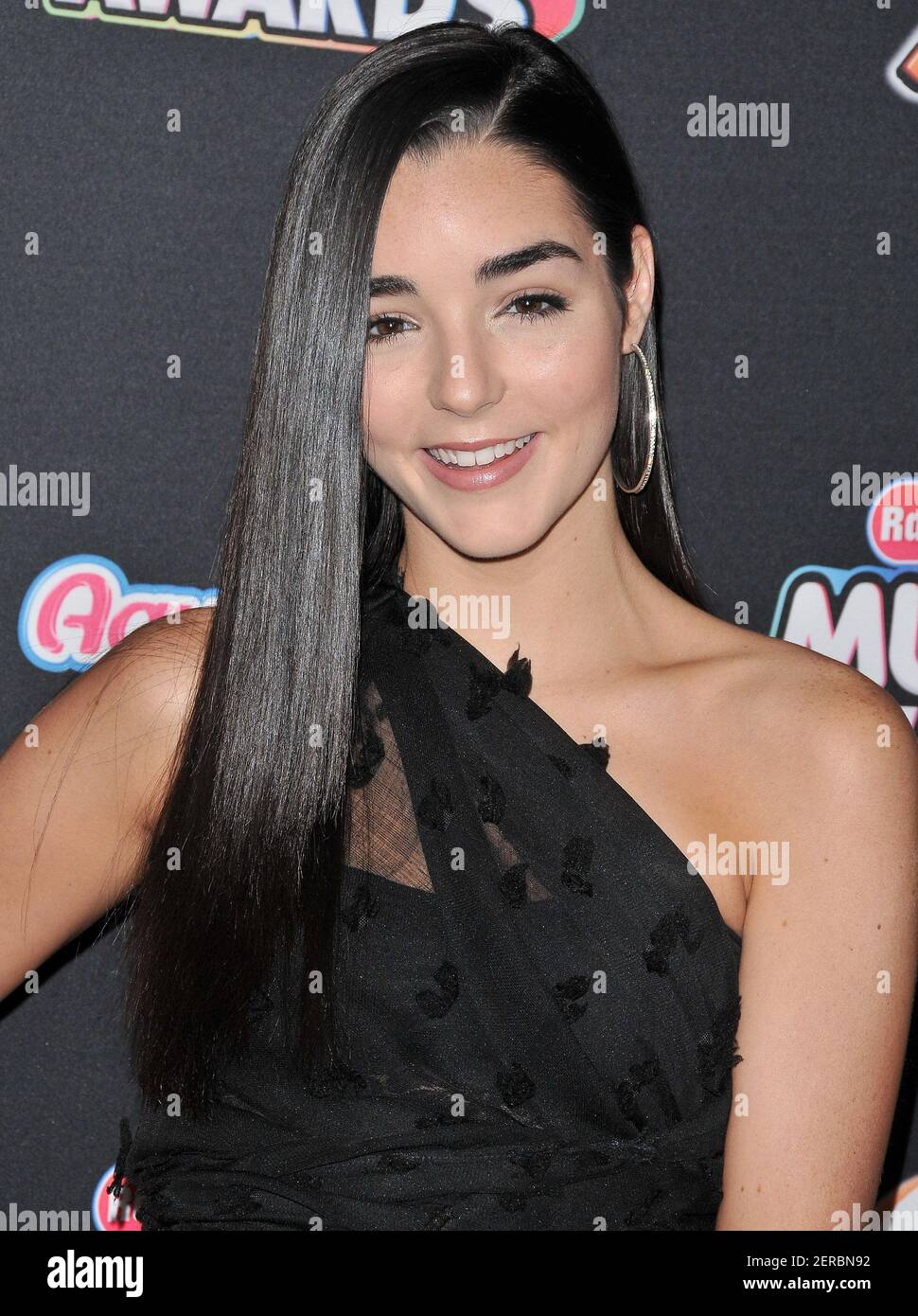 Indiana Massara arrives at the 2018 Radio Disney Music Awards held at