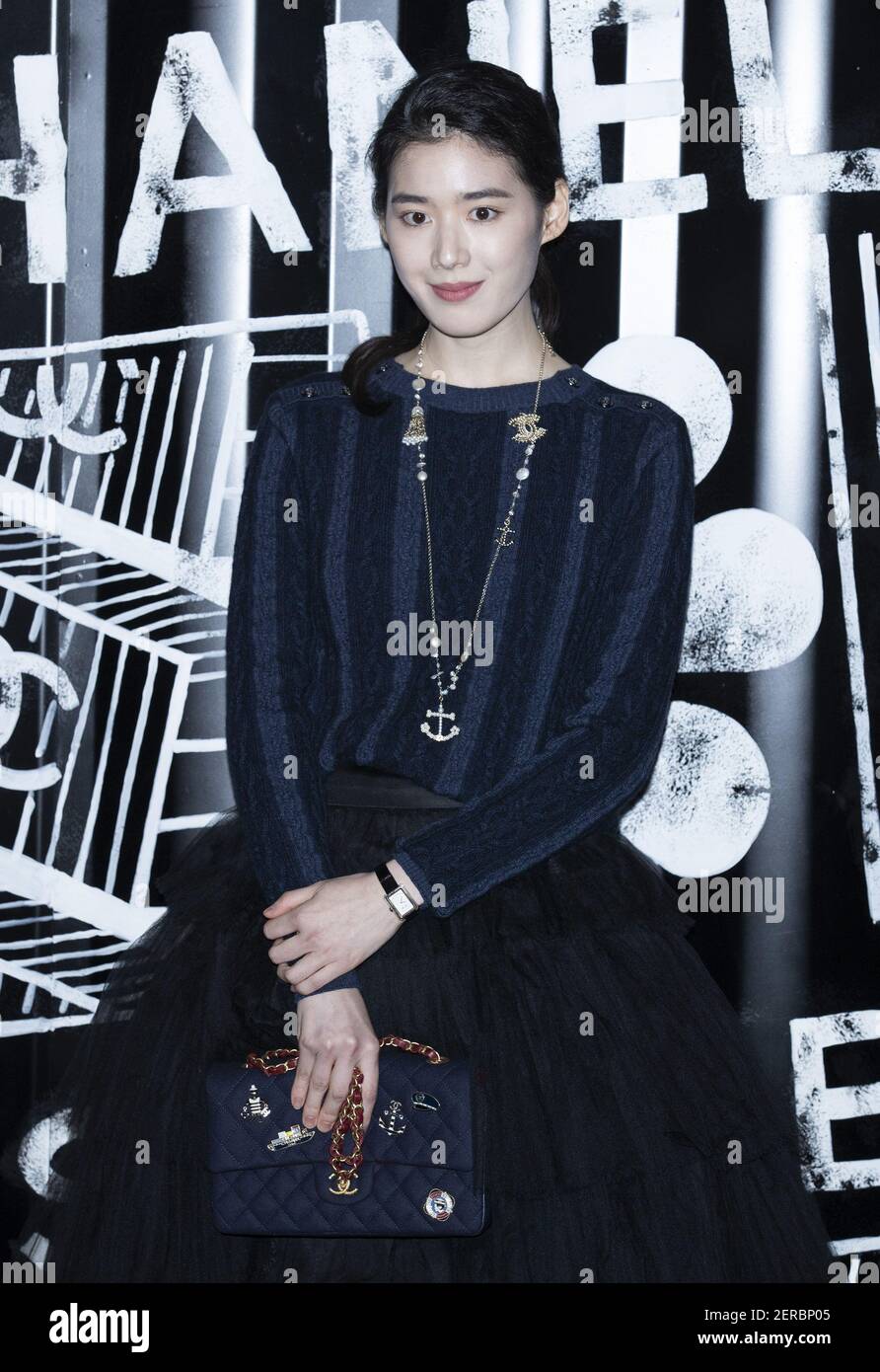 South Korean actress Jung Eun-chae, attends the photocall for Chanel