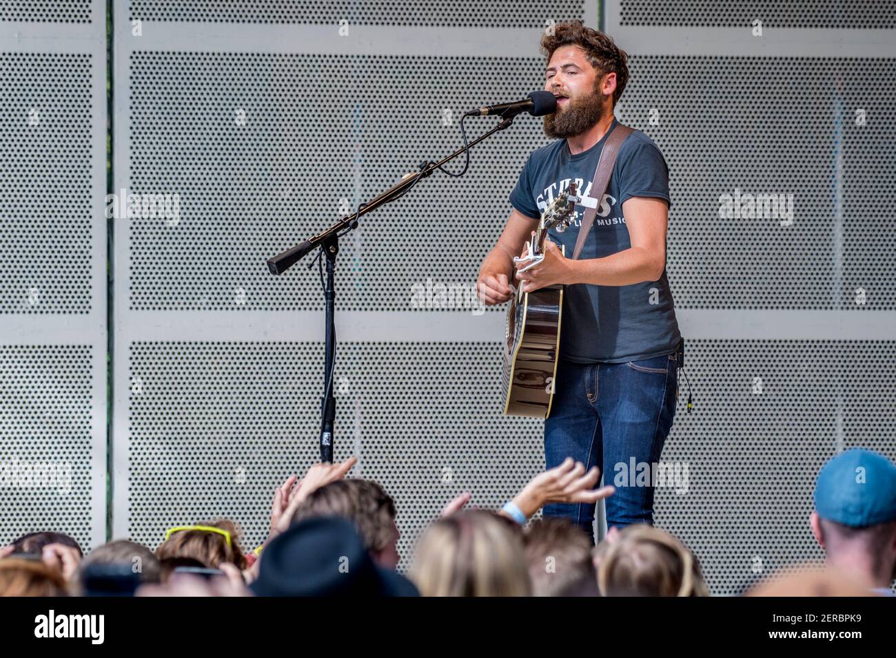 The British singer-songwriter Michael David Rosenberg better known by ...