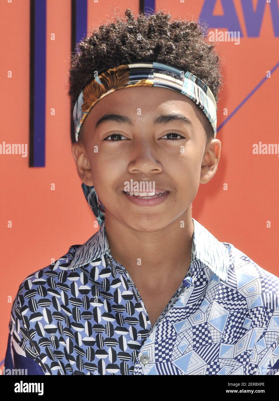 Miles Brown arrives at the 2018 BET Awards held at the Microsoft