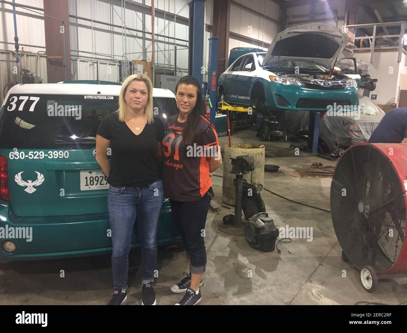 Sisters Naomi and Jaime Hjelm, co-owners of A#1 Cab Co., have expanded  their South Elgin, Ill., business to include their brother, Frank Hjelm  Jr., and a new enterprise, Wicked Wrench, which performs