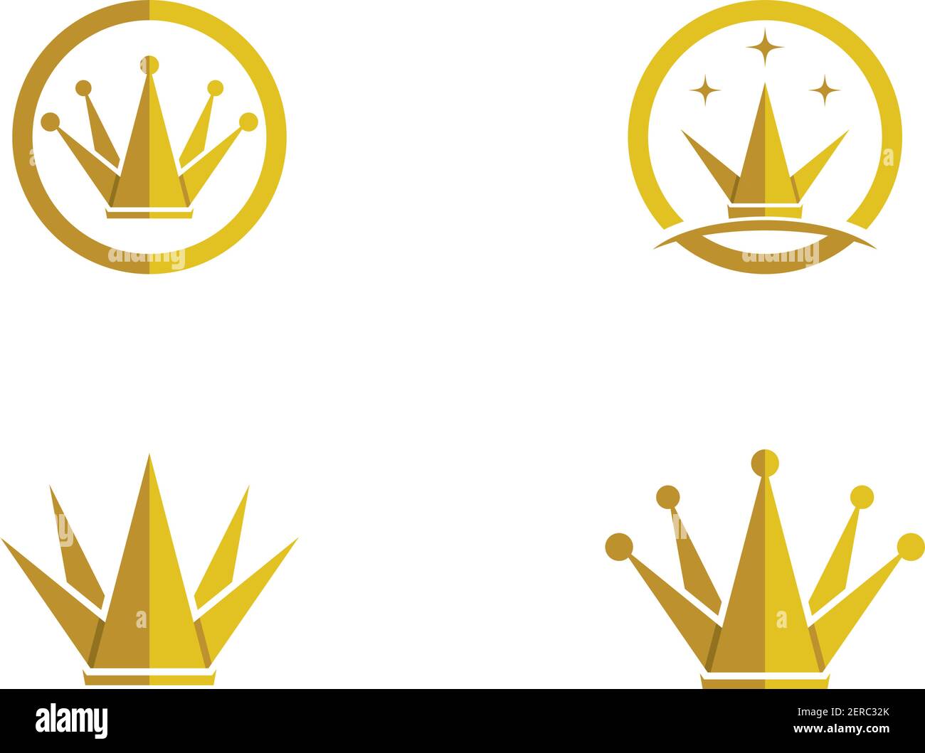 Crown Logo Template vector illustration Stock Vector Image & Art - Alamy