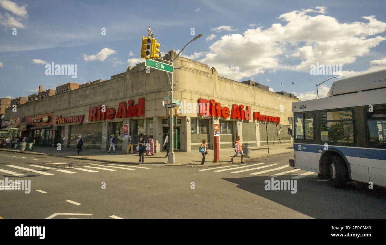 A store in the Rite Aid drugstore chain in the Rego Park neighborhood