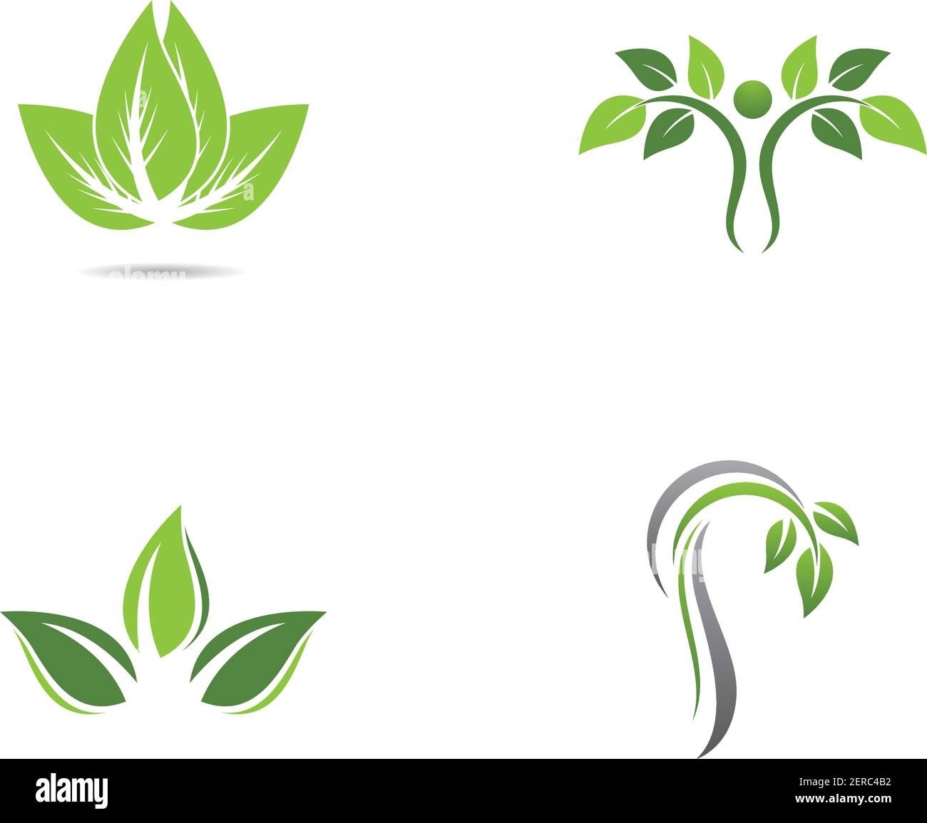 Logos of green leaf ecology nature element vector icon Stock Vector ...
