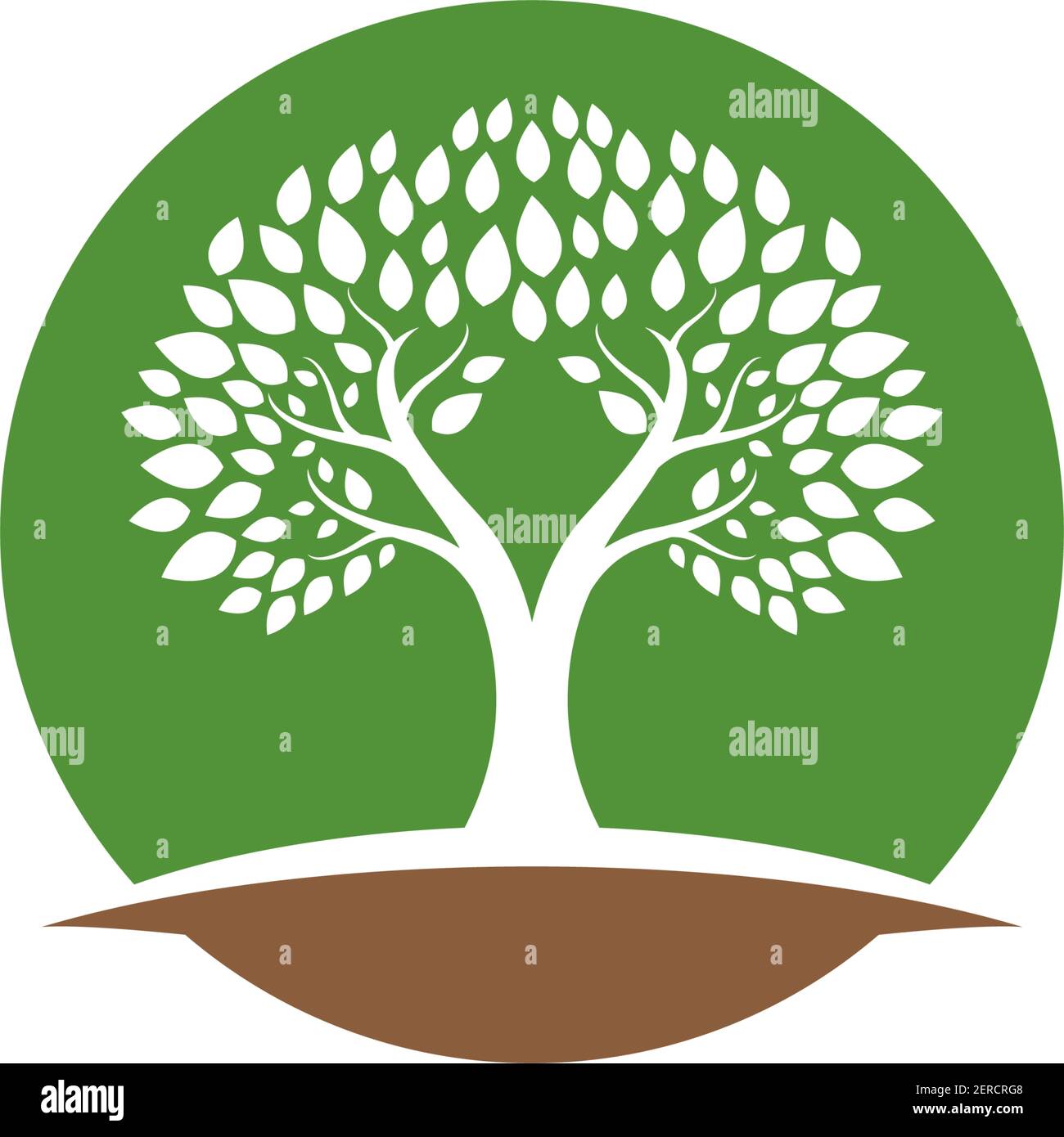 Tree logo template vector icon illustration design Stock Vector Image ...