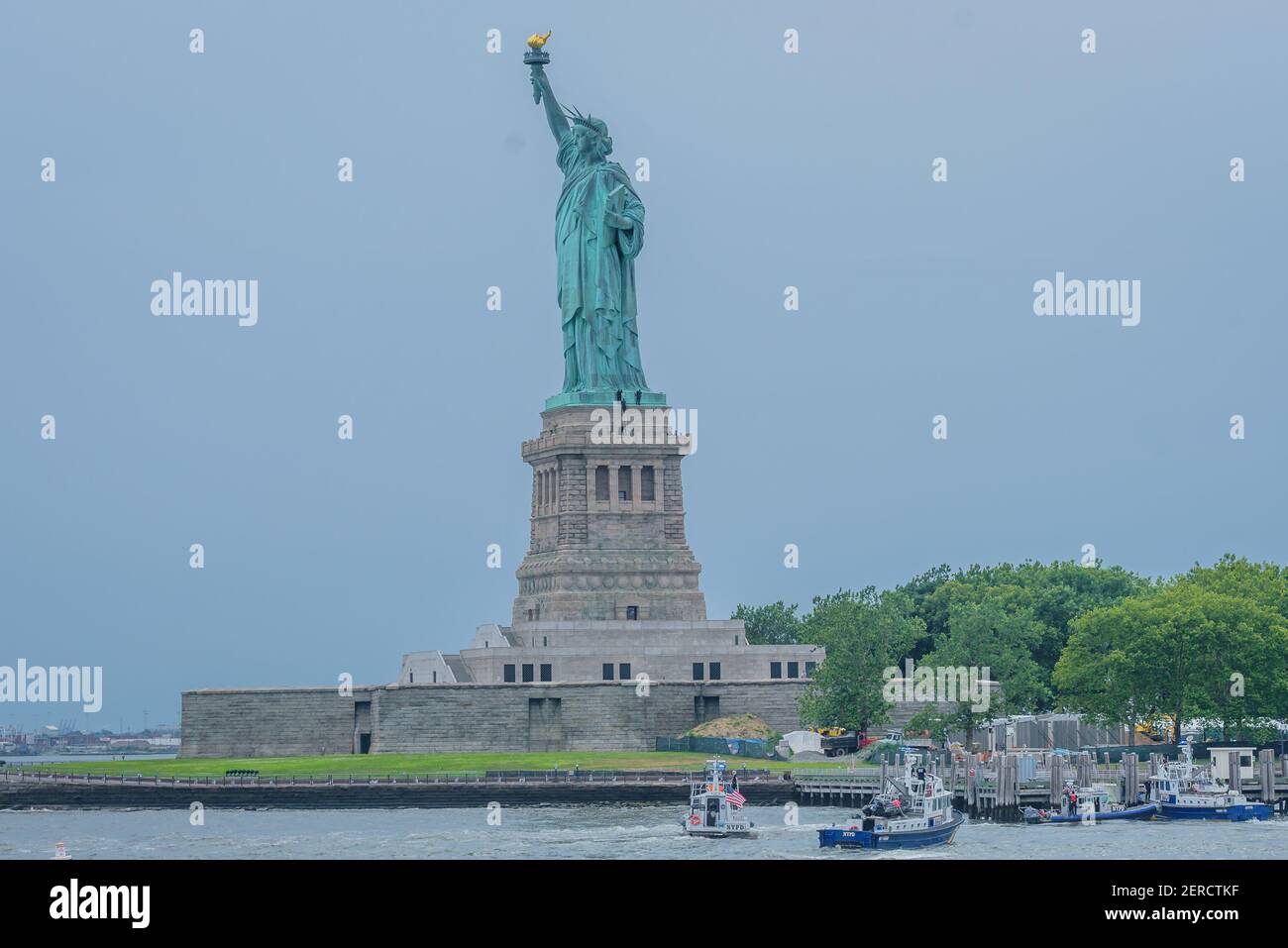 Liberty Island was evacuated because of a person climbing the Statue of ...