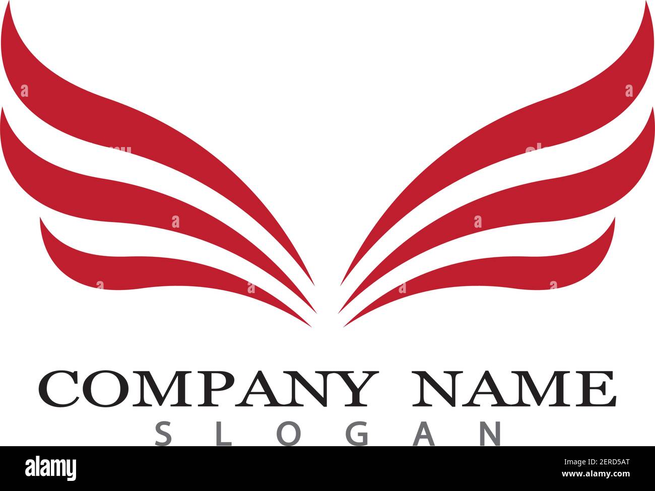 Wing Logo Template vector icon illustration design Stock Vector Image ...
