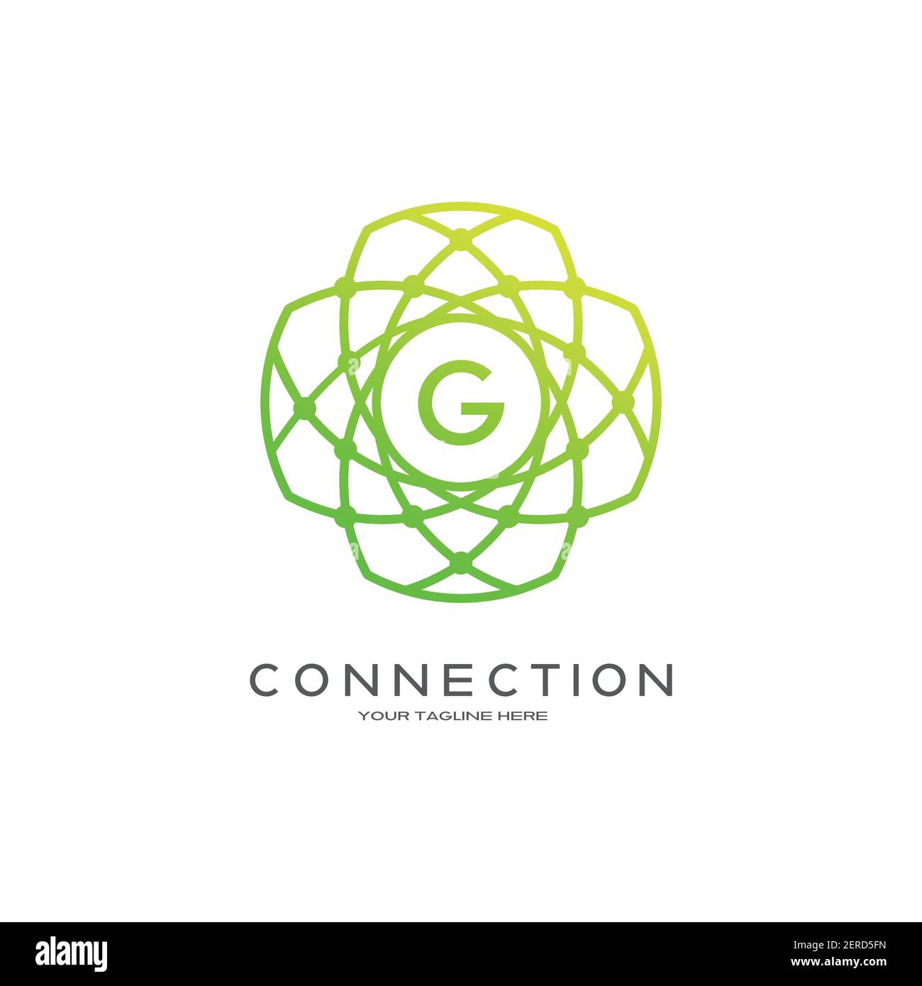 Network line art vector icon for apps or websites Stock Vector