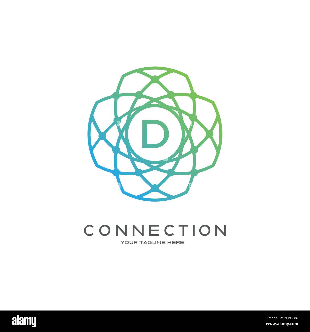 Network line art vector icon for apps or websites Stock Vector