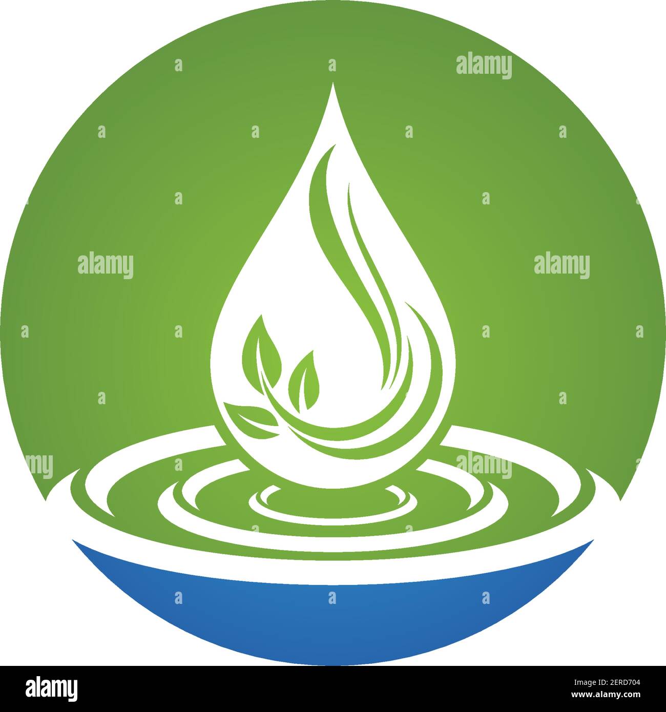 Water drop logo template vector illustration design Stock Vector