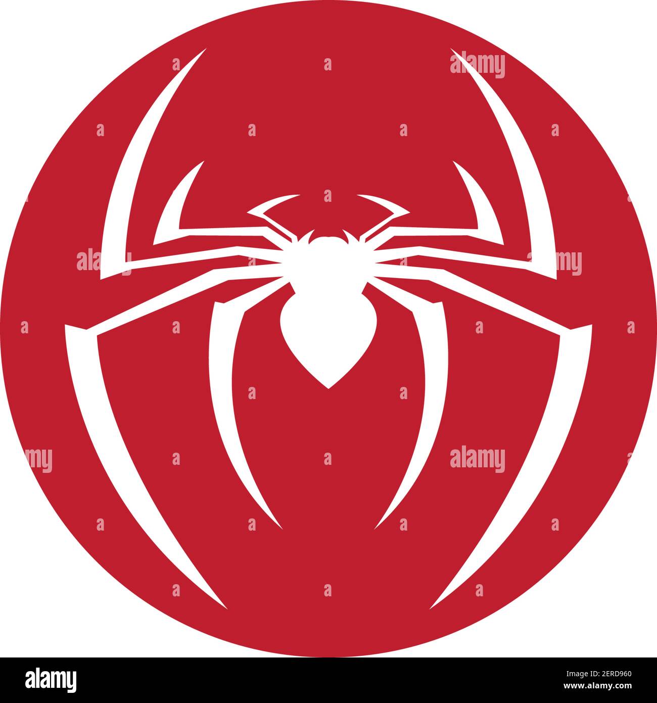 Spider logo template vector icon illustration design Stock Vector