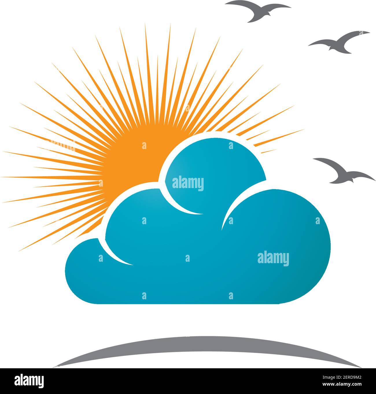 cloud technology vector logo template design vector Stock Vector Image ...