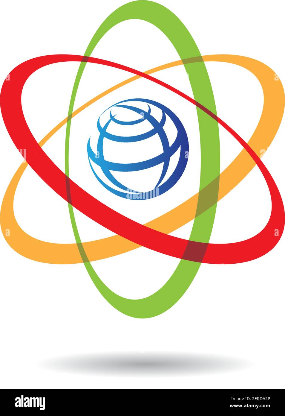 Wire world logo template vector icon illustration design Stock Vector