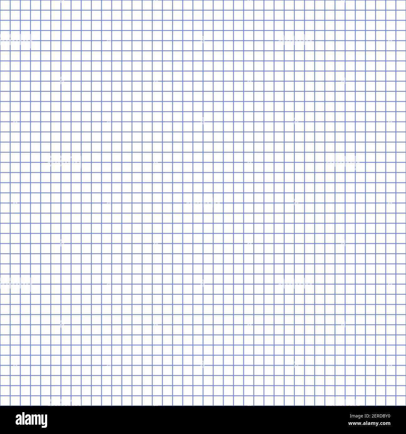 Grid paper. Abstract squared background with blue graph. Geometric ...