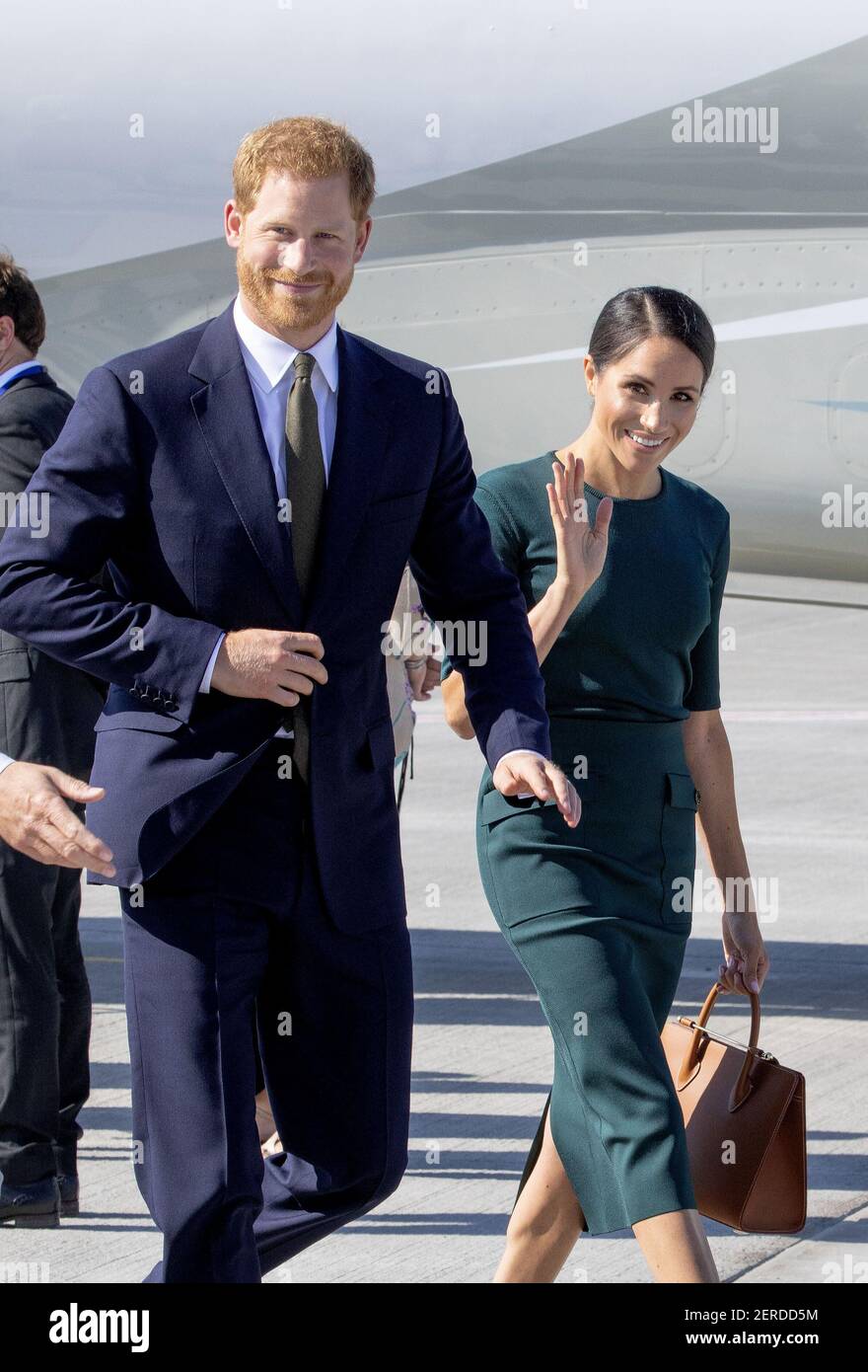 10072018 Dublin Meghan Markle and Prince Harry arriving at Dublin(02)