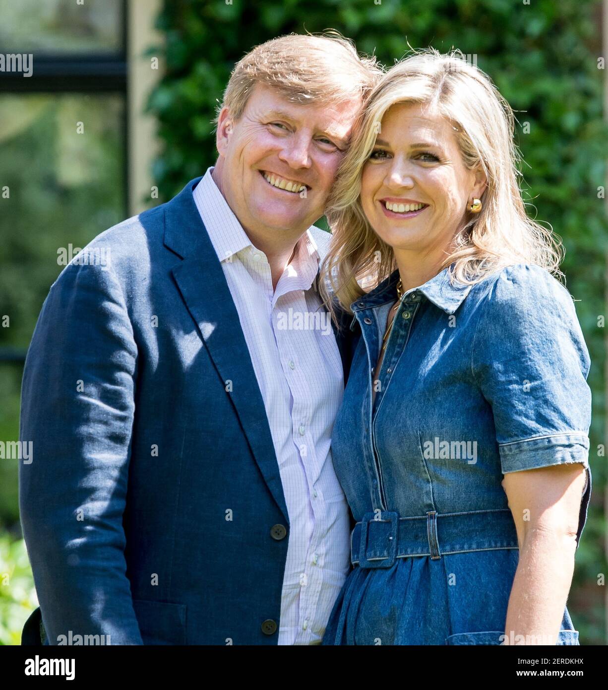 King Willem-Alexander and Queen Maxima during the annual summer photo ...