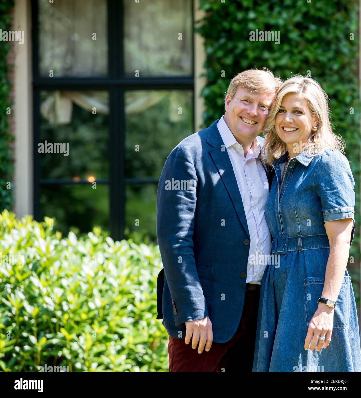 King Willem-Alexander and Queen Maxima during the annual summer photo ...