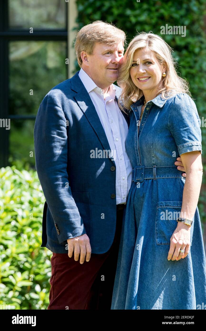 King Willem-Alexander and Queen Maxima during the annual summer photo ...