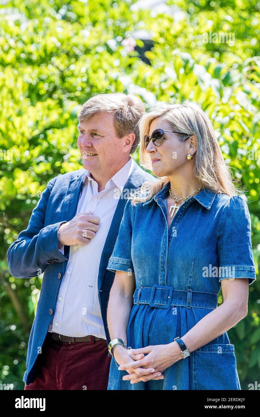 King Willem-Alexander and Queen Maxima during the annual summer photo ...