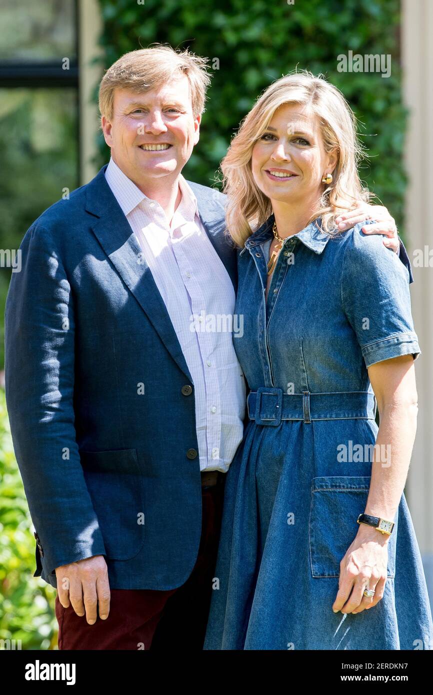 King Willem-Alexander and Queen Maxima during the annual summer photo ...
