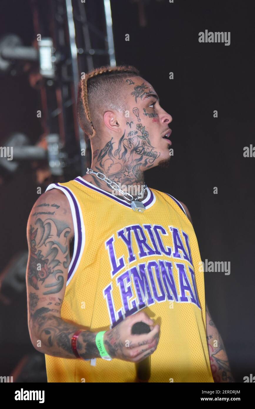 Li Skis Rapper Rapper Lil Skies attends The Greatest Day Ever Music Festival and ...
