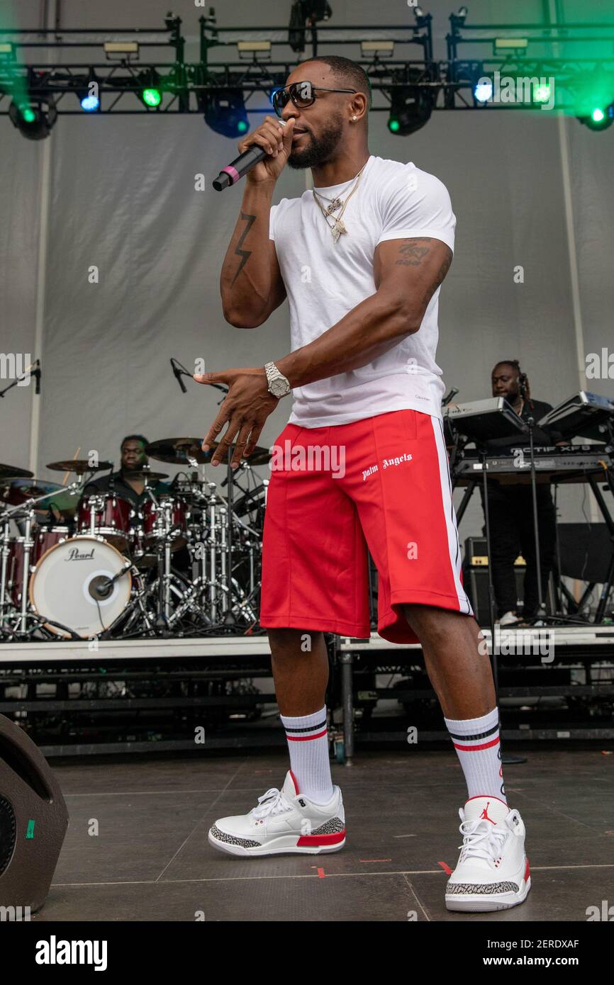 Tank (Durrell Babbs) during the Fourth Annual V103 Summer Block Party