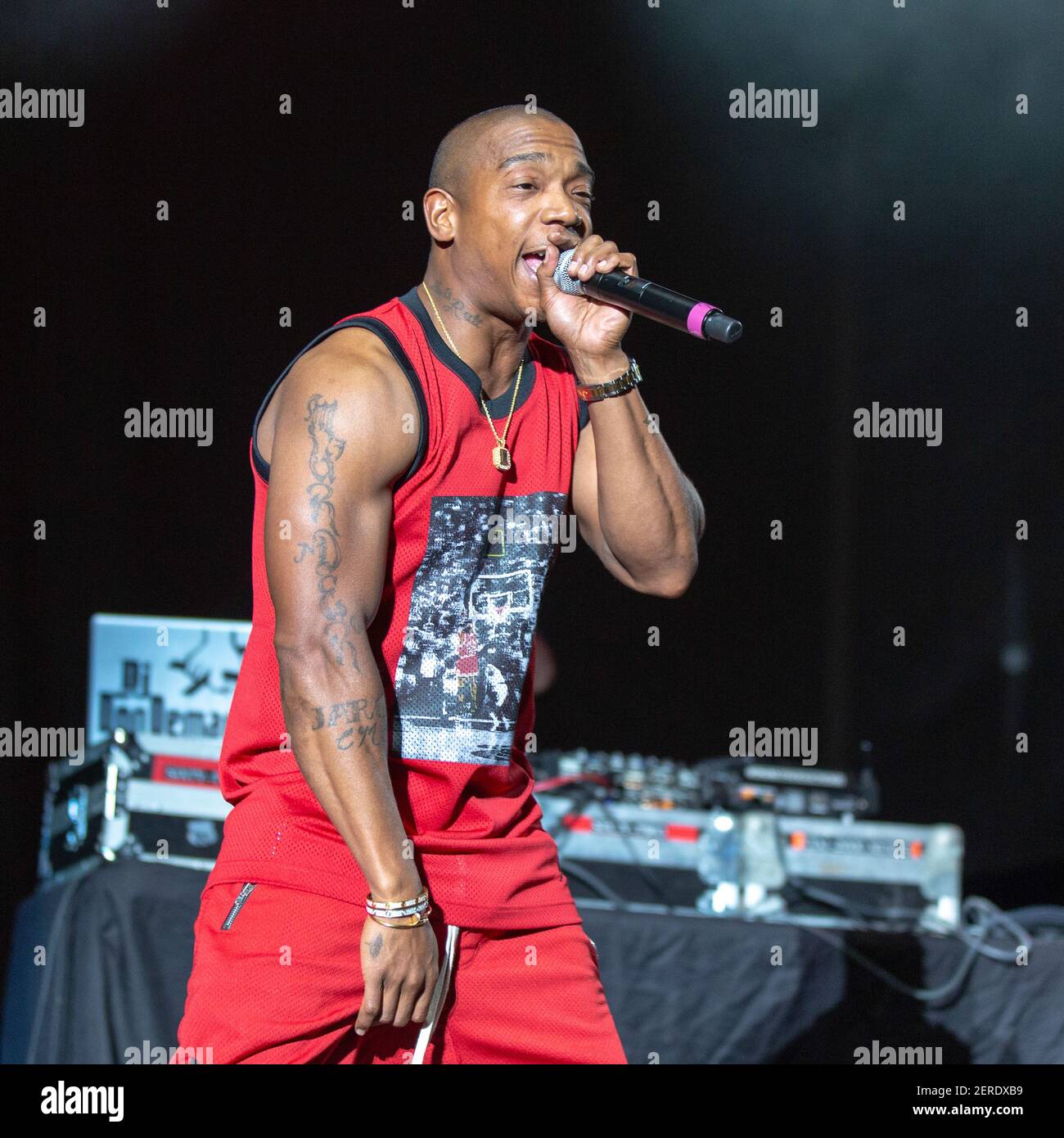 Ja Rule (Jeffrey Atkins) during the Fourth Annual V103 Summer Block