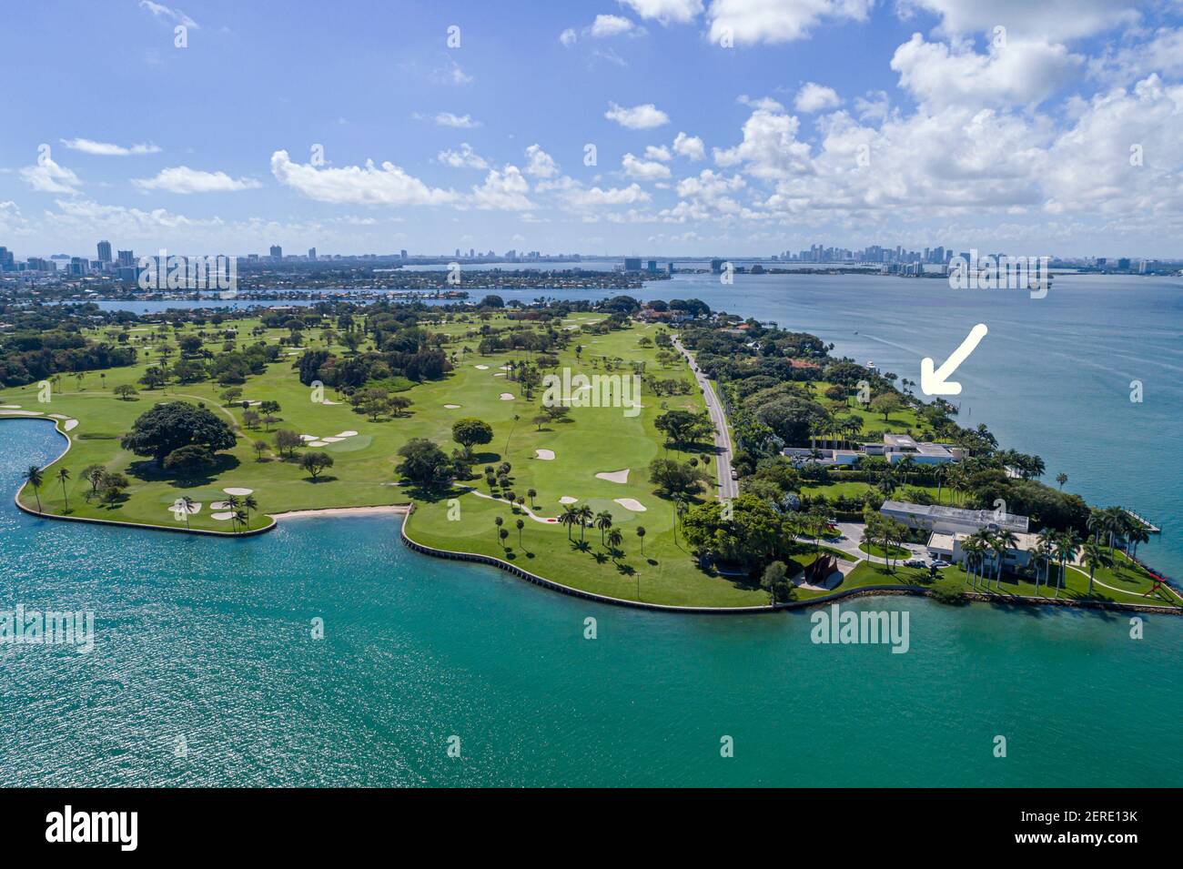 Indian creek island lake biscayne bay hires stock photography and
