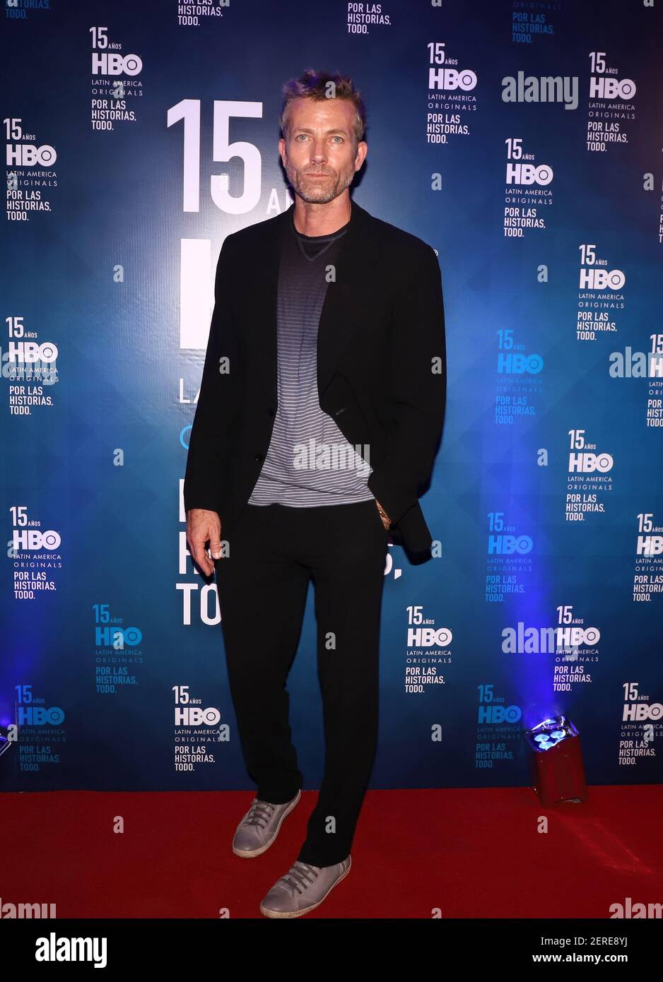 Martijn Kuiper at 15 th aniversary HBO Latin America Red Carpet Mexico