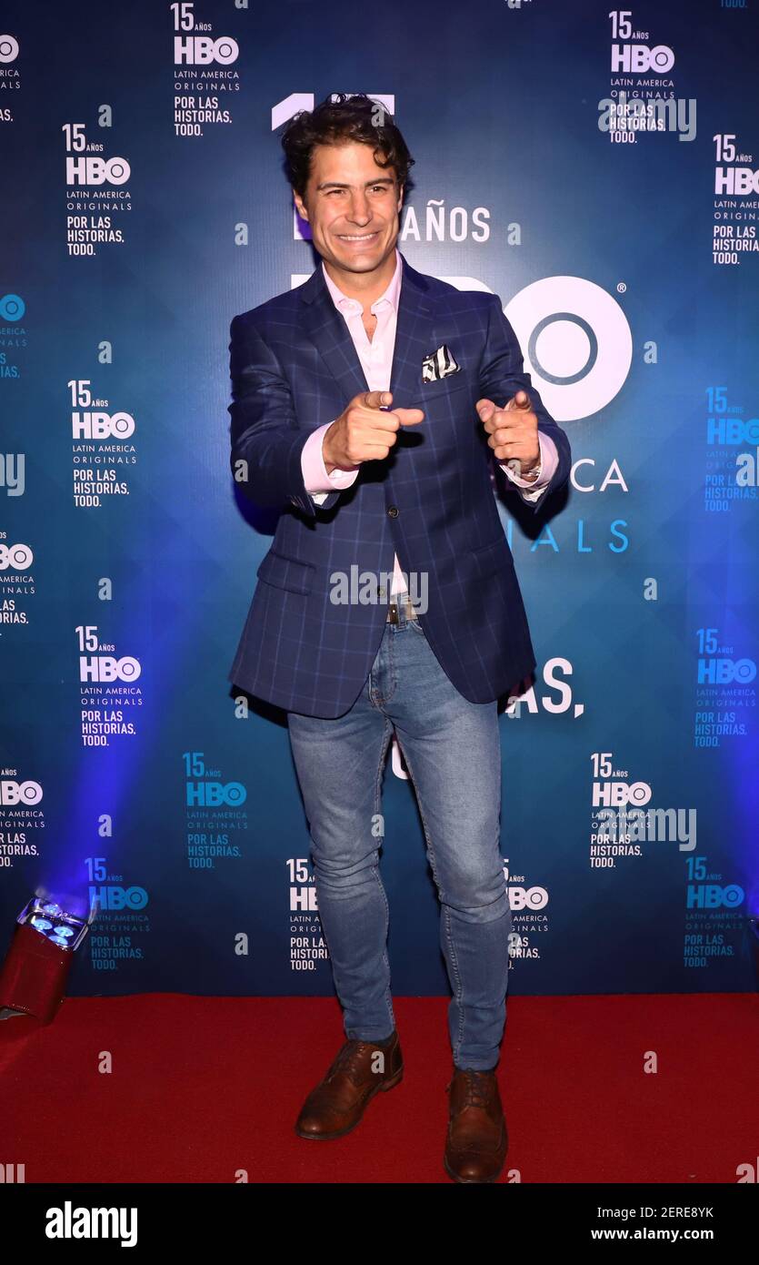 Alex Sirvent at 15 th aniversary HBO Latin America Red Carpet Mexico ...