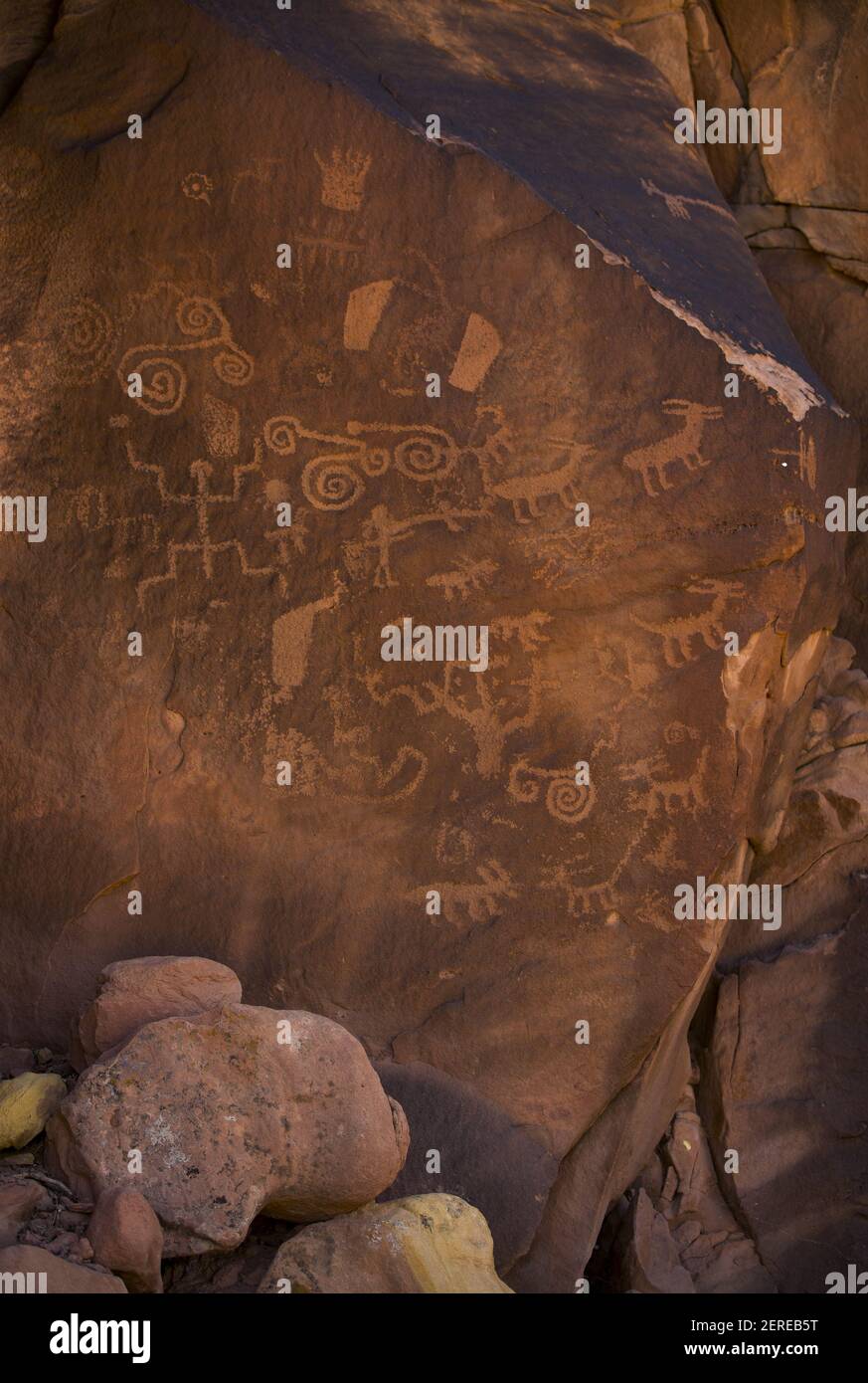 The Maze Rock Art Site features Archaic and Ancestral Puebloan