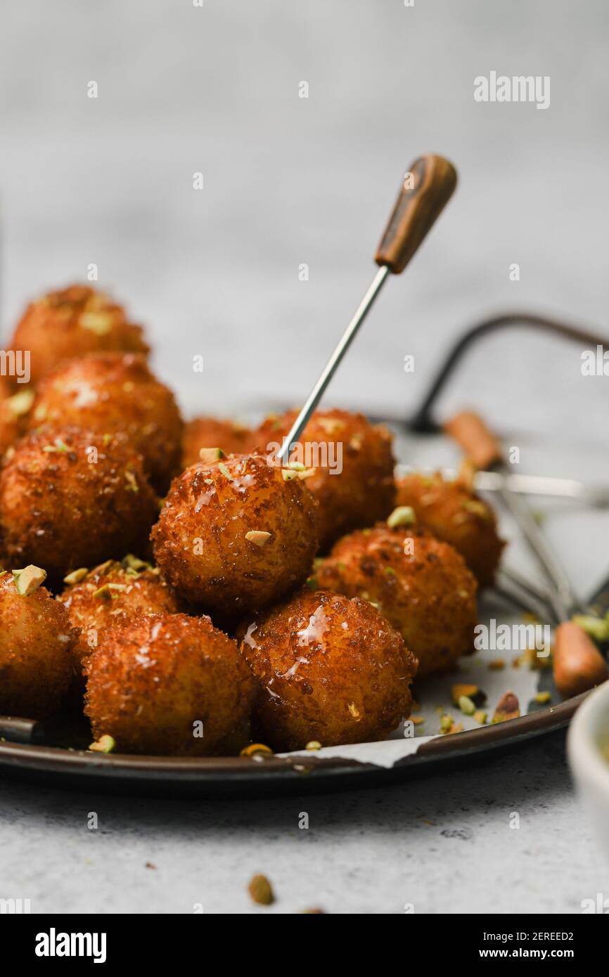 Fried goat cheese balls hires stock photography and images Alamy