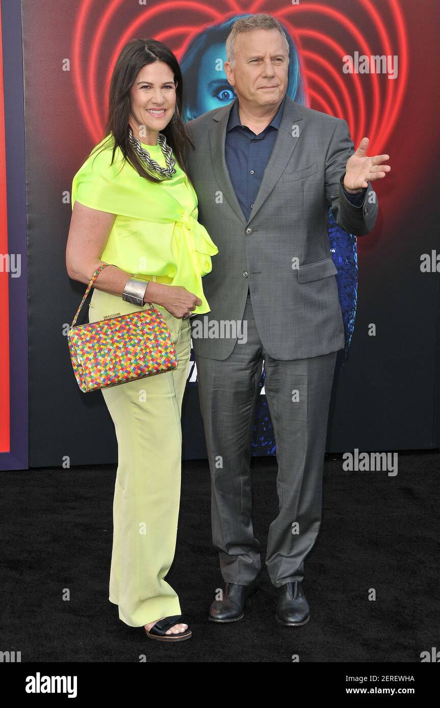 Dominique Ravets (L-R) Paula Ravets and Paul Reiser at