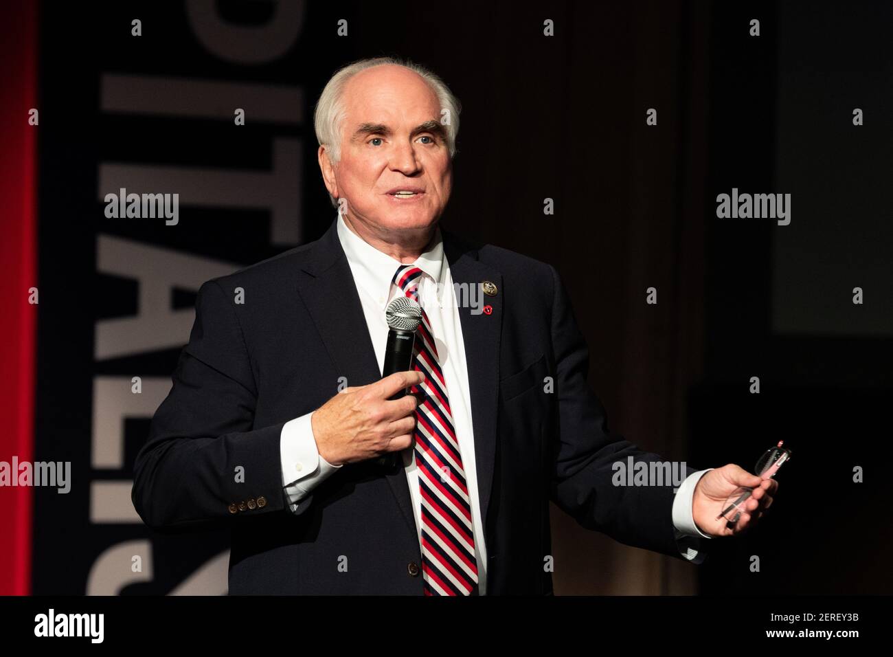 U.S. Representative Mike Kelly (R-PA) speaking at the Turning Point ...