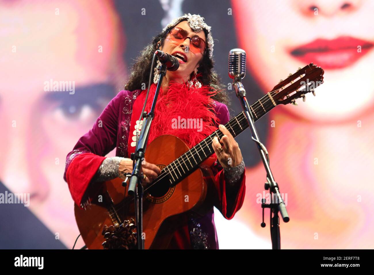 SALVADOR, BA - 28.07.2018: SHOW TRIBALISTAS EM SALVADOR - Marisa Monte on  Show Tribalistas in Salvador By Tiago Caldas (Photo: Tiago Caldas/Fotoarena  Stock Photo - Alamy