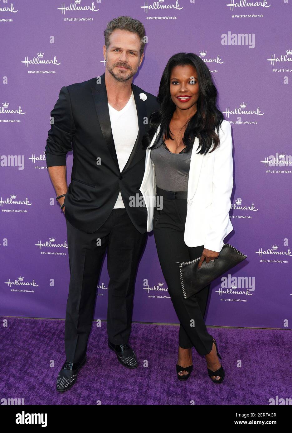 Bradford Sharp and Keesha Sharp at Hallmark's 'Put it Into Words
