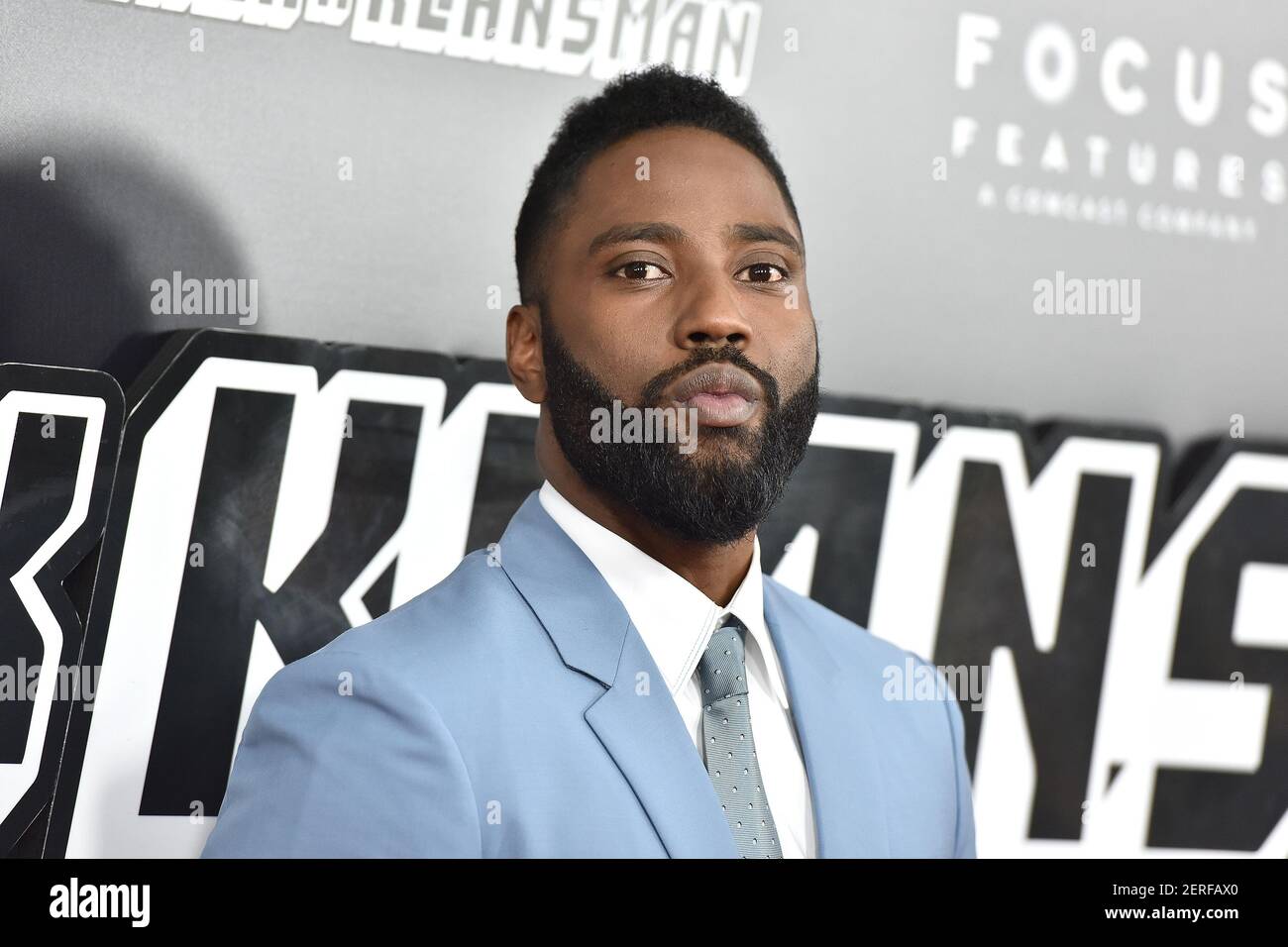 Actor John David Washington attends the 'BlacKkKlansman' New York