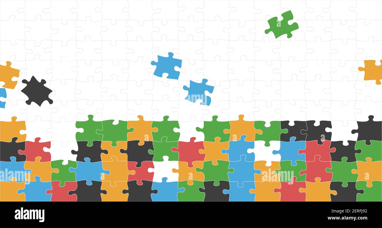 Blue puzzle abstract background vector vectors hi-res stock photography ...