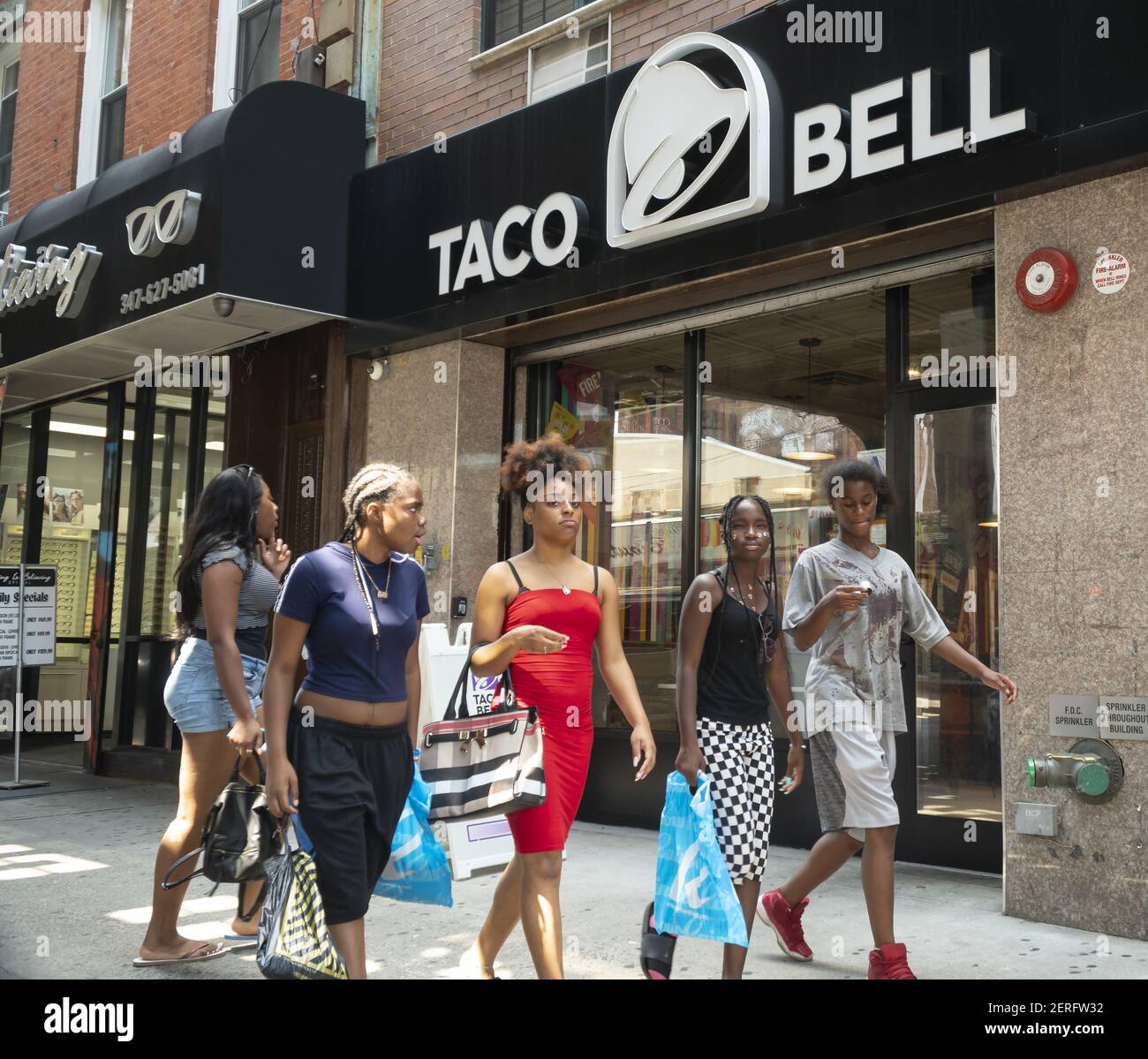 A Taco Bell Cantina franchise in the Bushwick neighborhood of Brooklyn