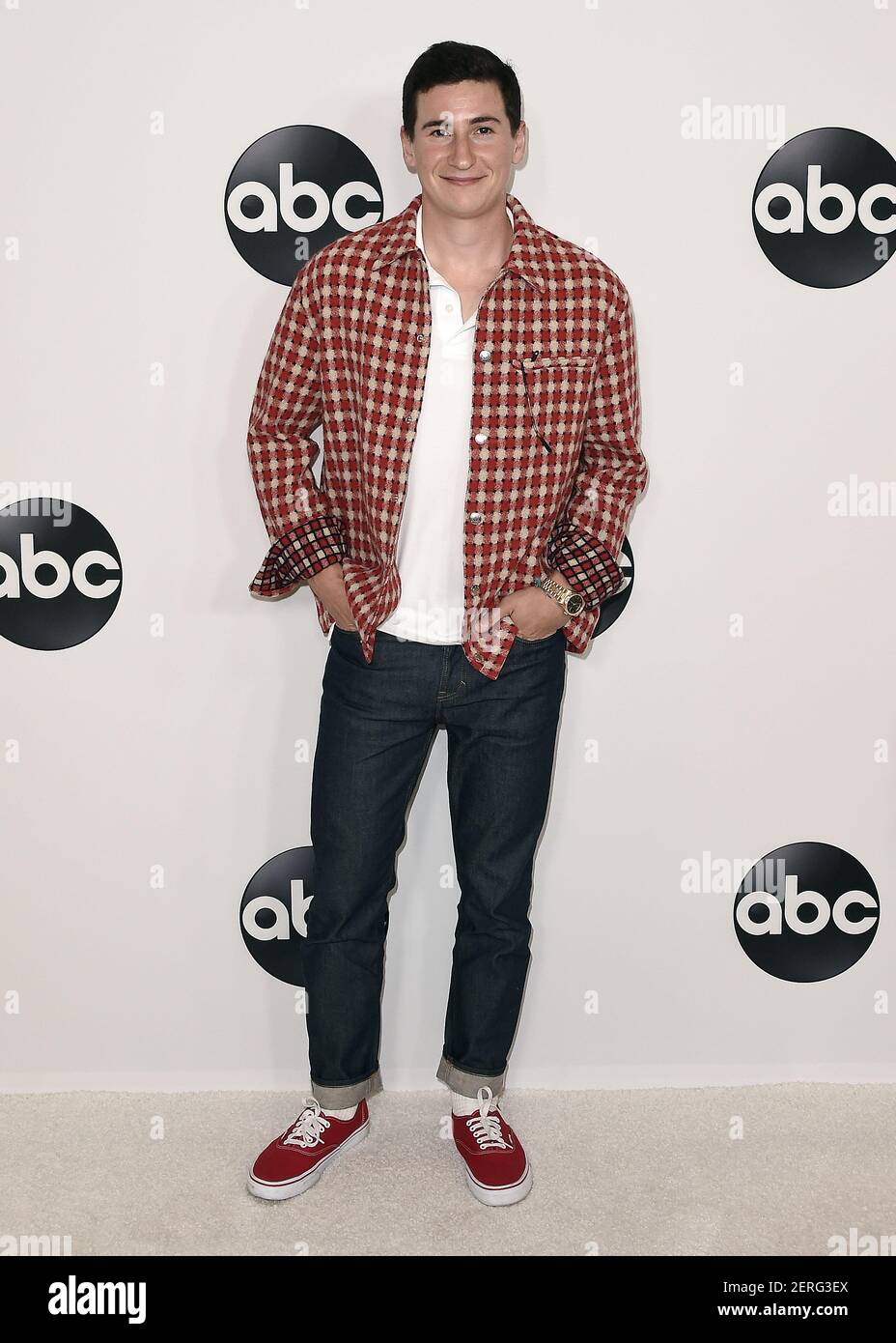 BEVERLY HILLS, CA - AUGUST 7: Sam Lerner at the Disney ABC 2018 Summer