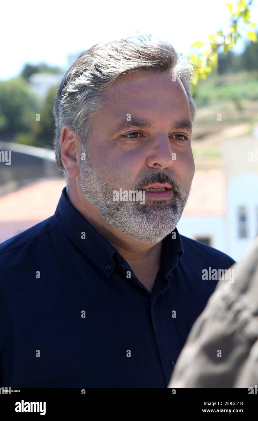 Monchique 09/08/2018 - The forest fire that has been brewing in the Algarve  since Friday in the Serra de Monchique. Rui André, President CM Monchique;  (Photo André Vidigal / Global Images/Sipa USA