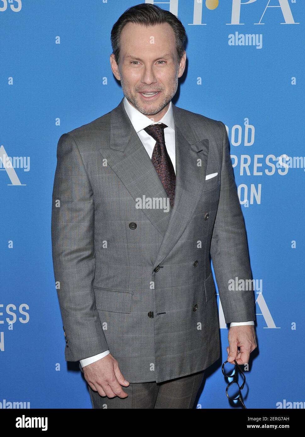 Christian Slater arrives at the Hollywood Foreign Press Association’s