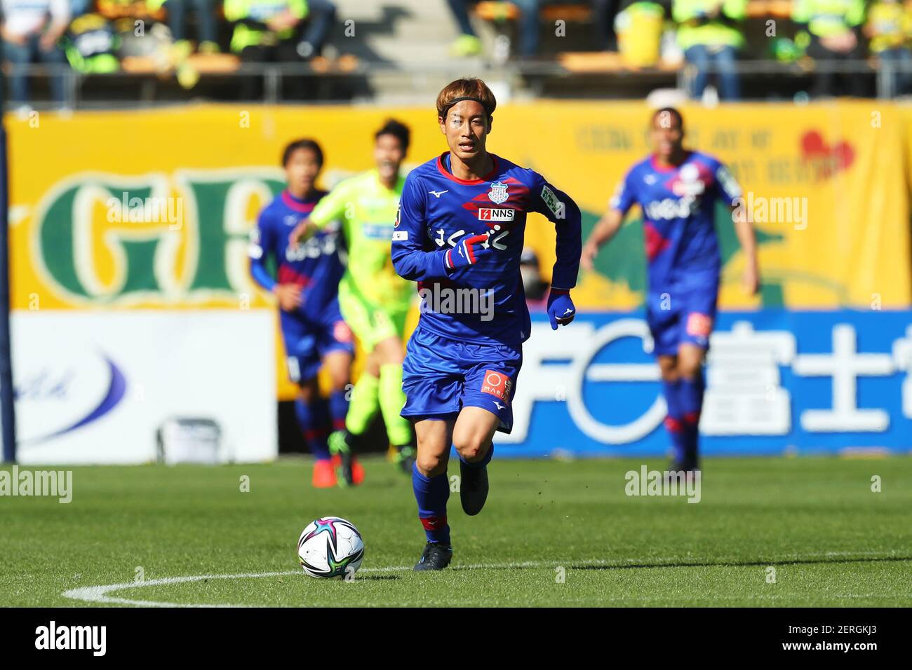 Fukuda Denshi Arena Chiba Japan 28th Feb 21 Hideyuki Nozawa Ventforet February 28 21 Football Soccer 21 J2 League Match Between Jef United Ichihara Chiba 1 1 Ventforet Kofu At Fukuda Denshi