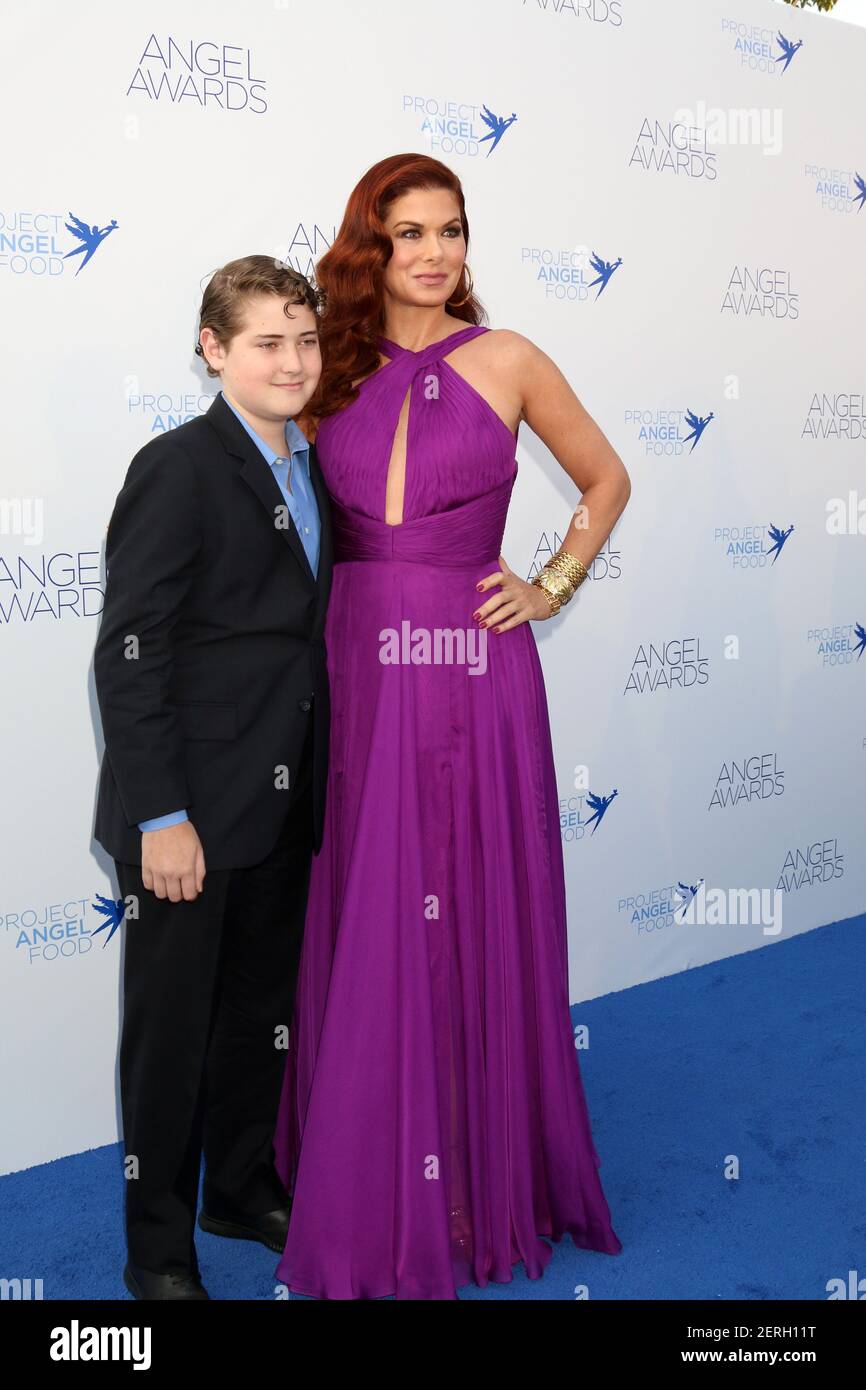 LOS ANGELES AUG 18 Roman Walker Zelman, Debra Messing at the Angel