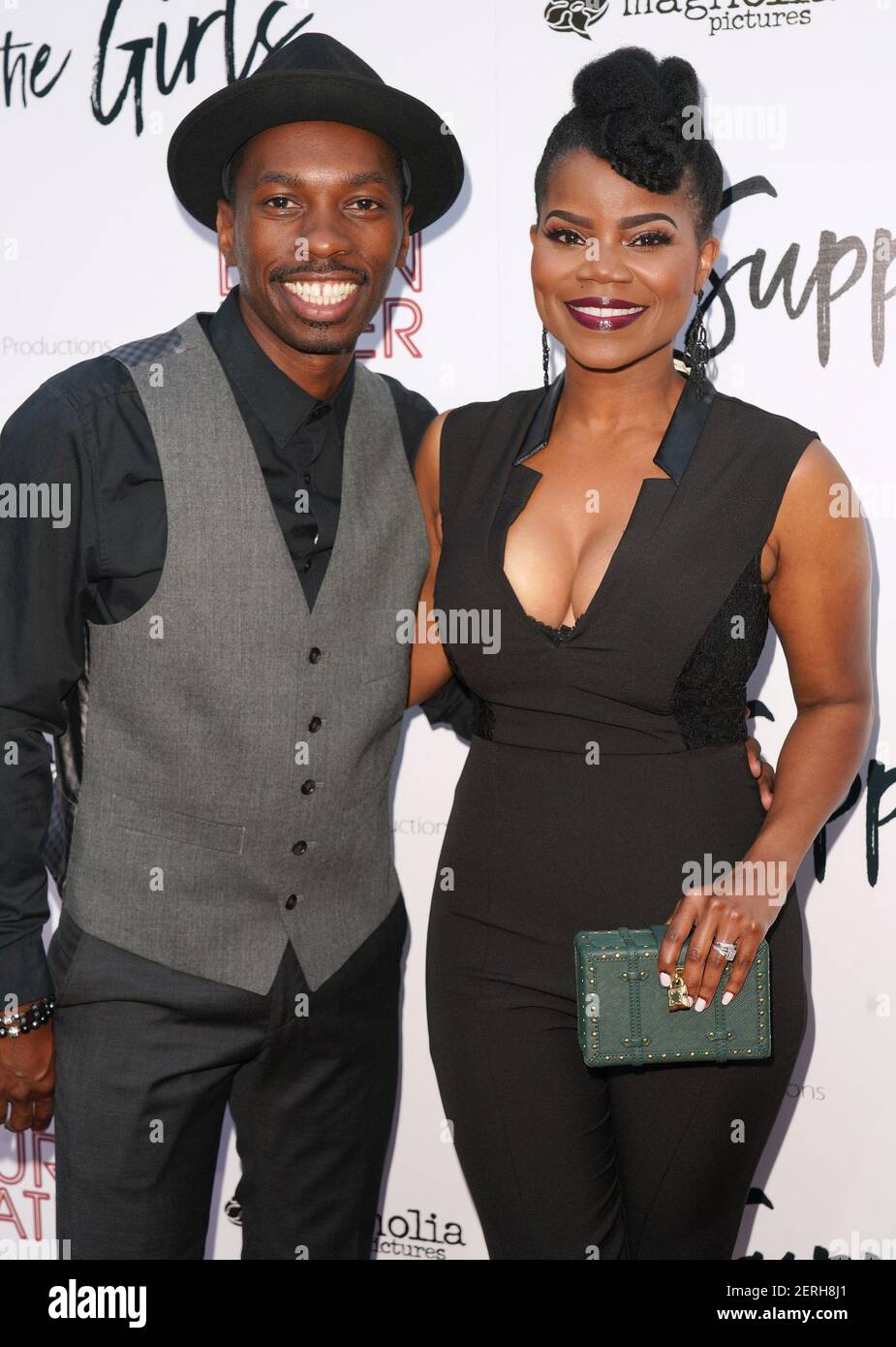 Melvin Jackson Jr. and Kelly Jenrette at the Premiere Of Magnolia